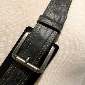 ALCHEMY GOODS UPCYCLED BALLARD  BELT: Made from Reclaimed Bicycle Inner Tubes